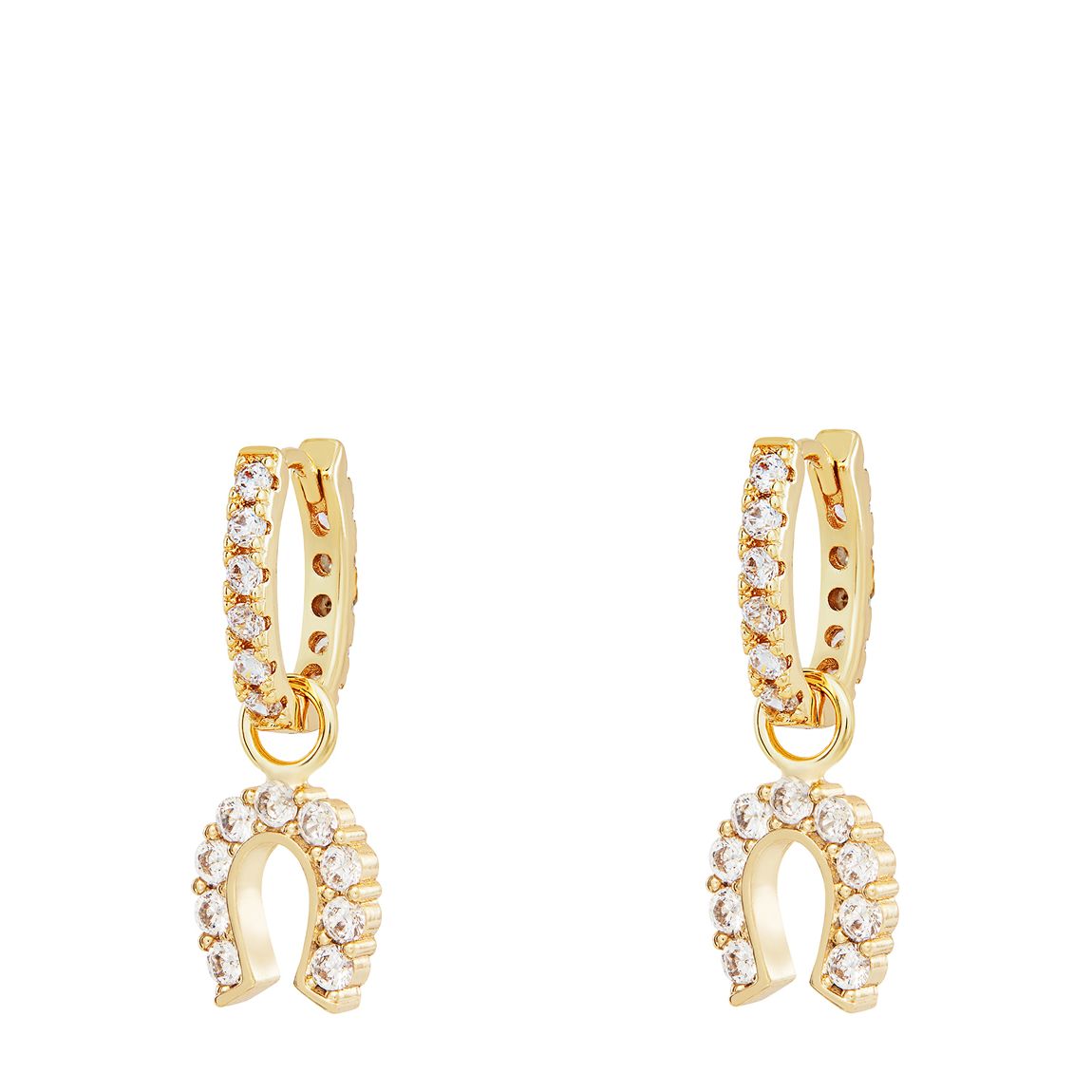 18K Gold Luck Is On Your Side Earrings main product photo