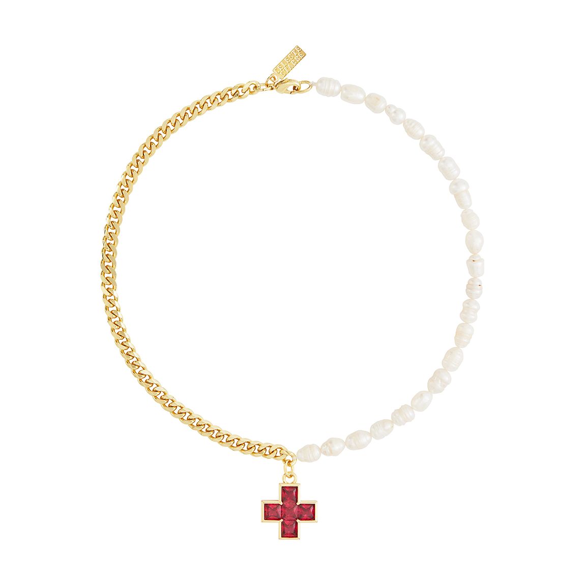 18K Gold Joan Of Arc Necklace main product photo
