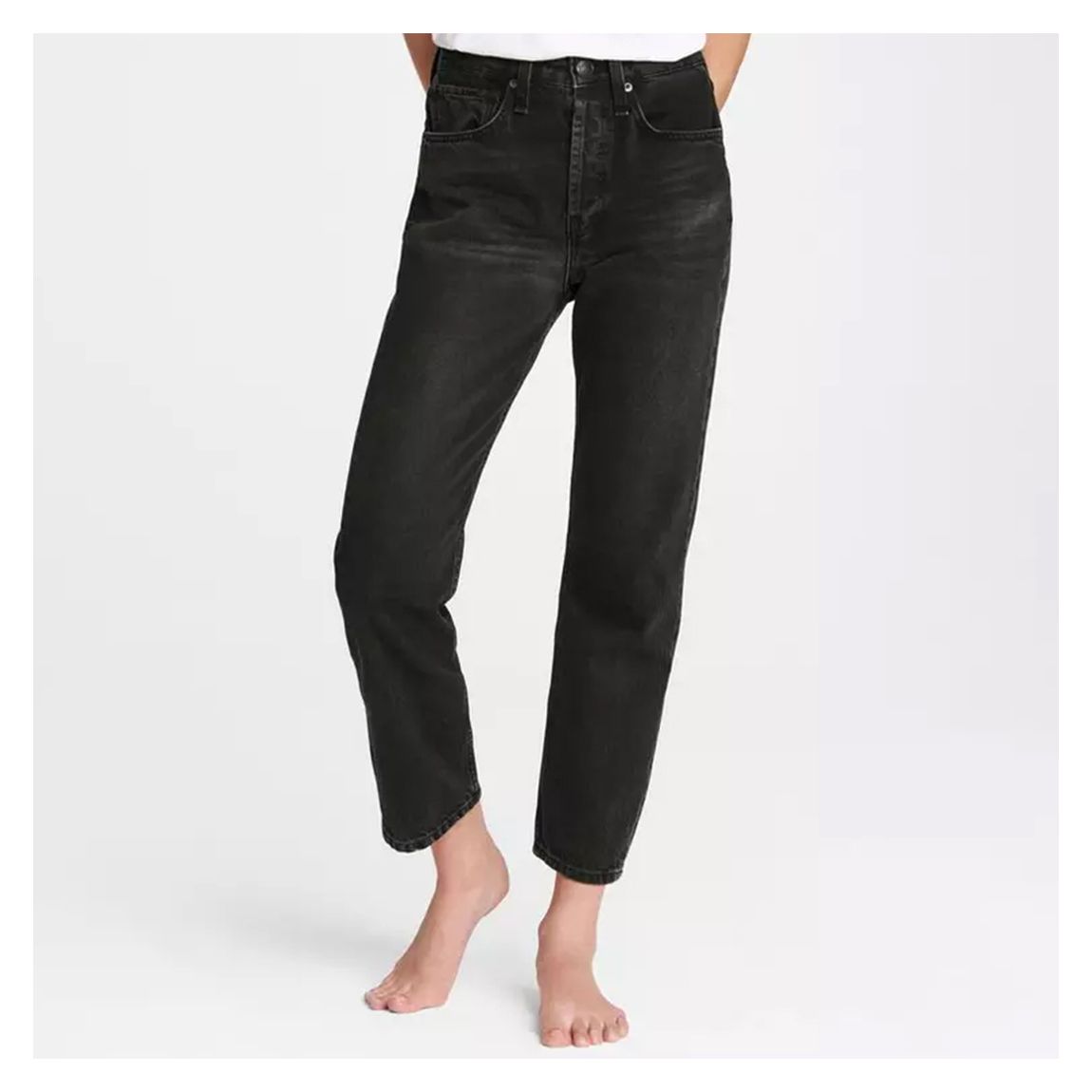 Black Maya High Rise Slim Fit Jeans main product photo