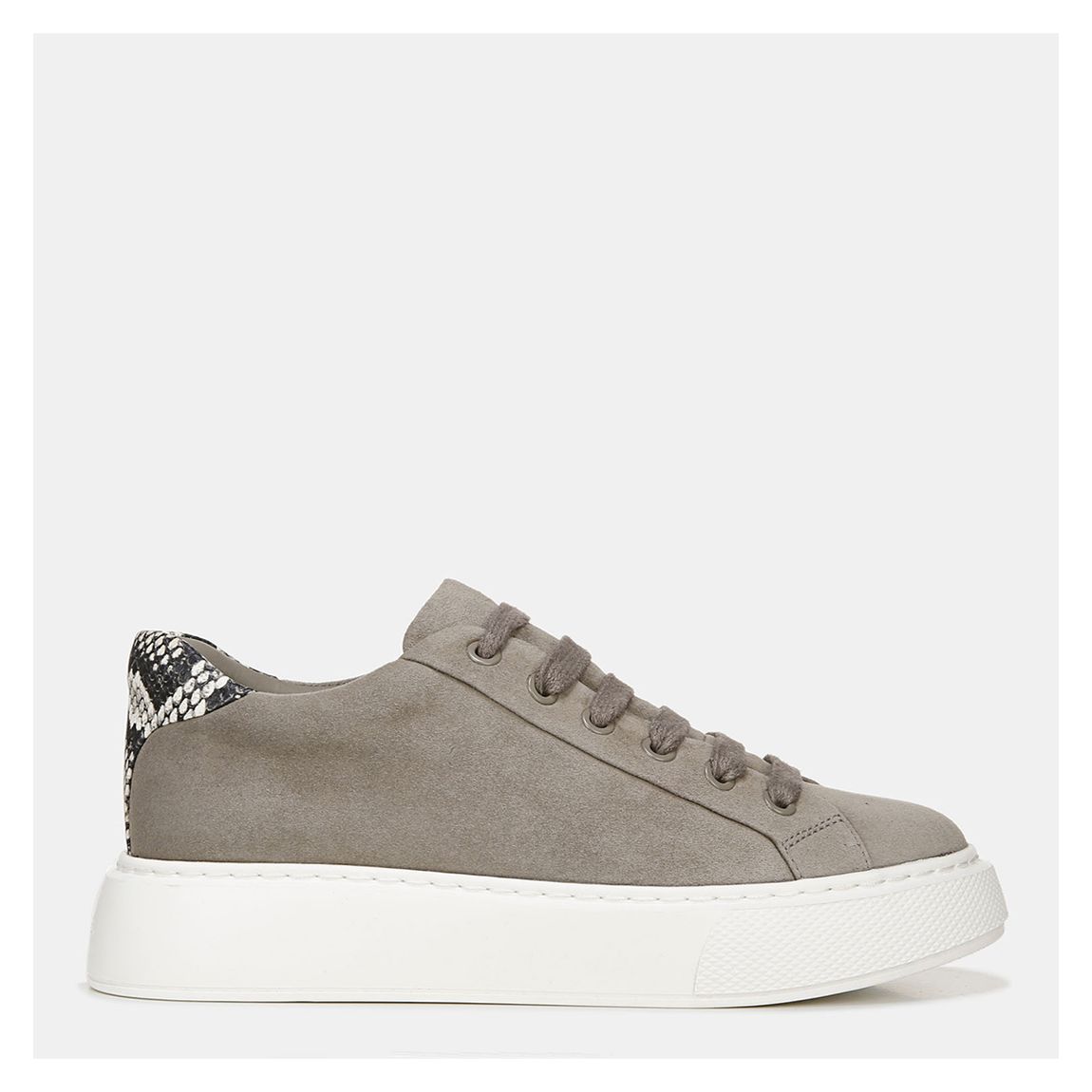 Brown Rhea Suede Platform Sneakers main product photo