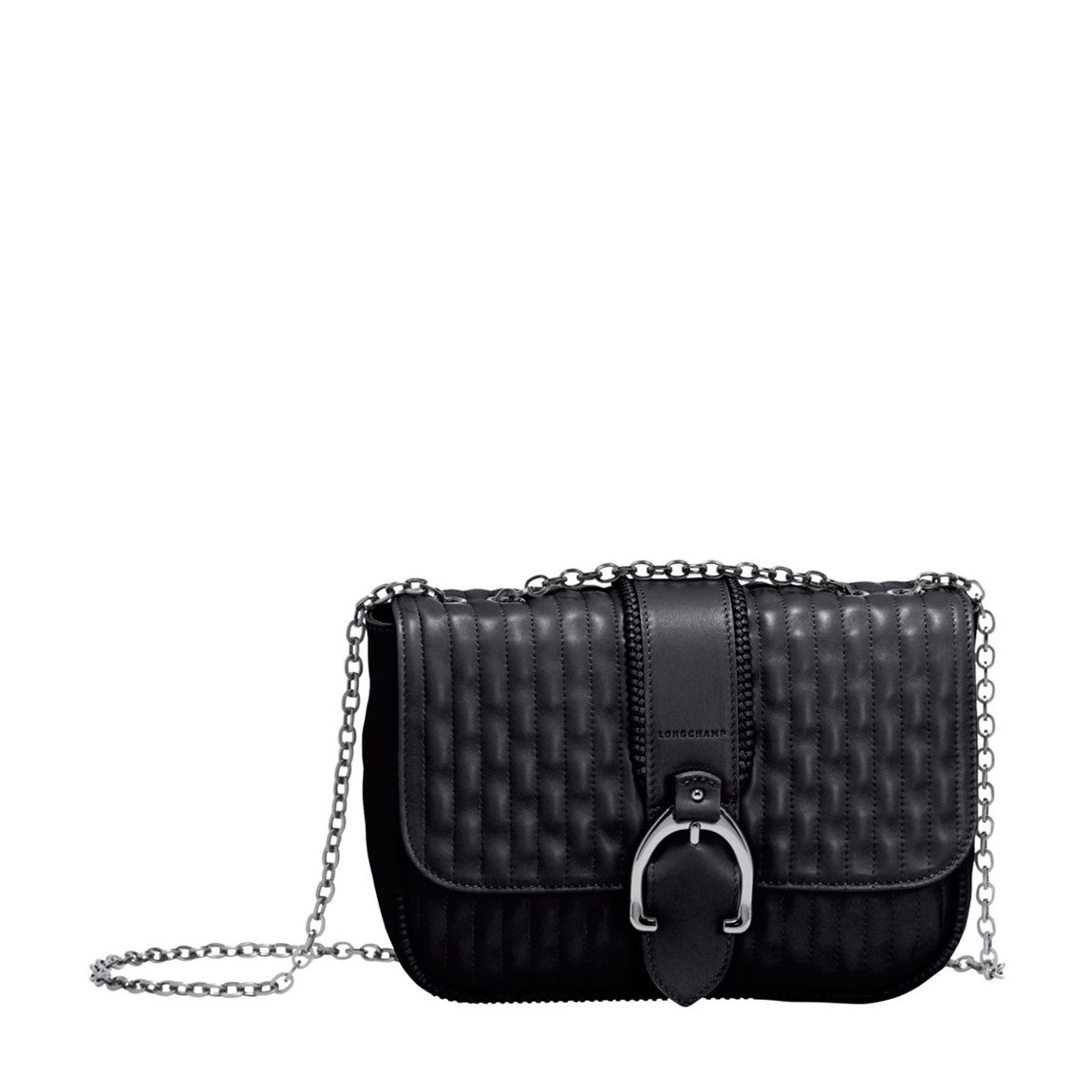 Black Amazone Matelasse Small Crossbody Bag main product photo
