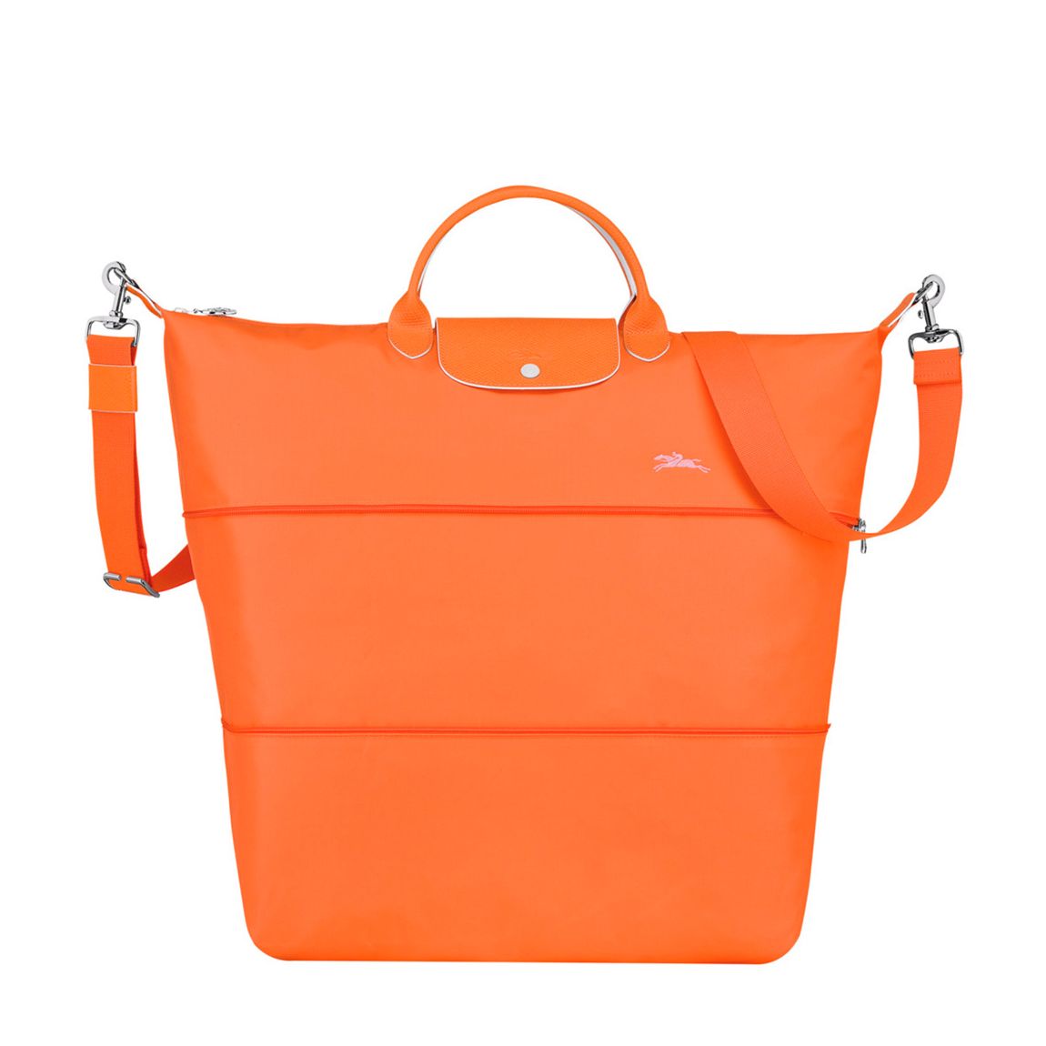 Orange Le Pliage Club Large Travel Bag main product photo