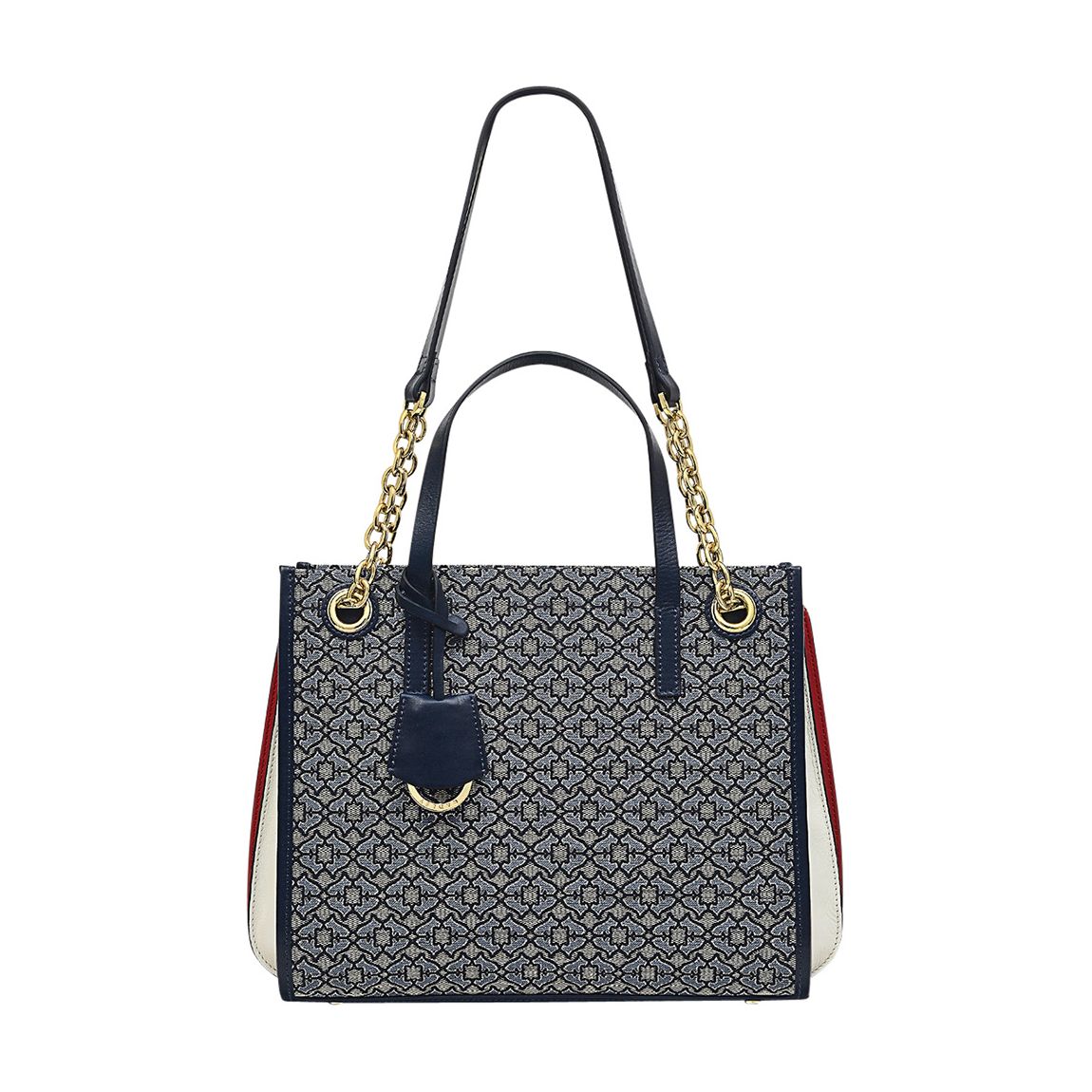 Blue Mount Street Heirl Jacquard Zip Top Medium Grab main product photo