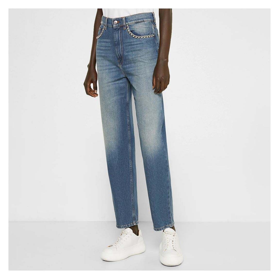 Arctic Blue Dame Straight Leg Jeans main product photo