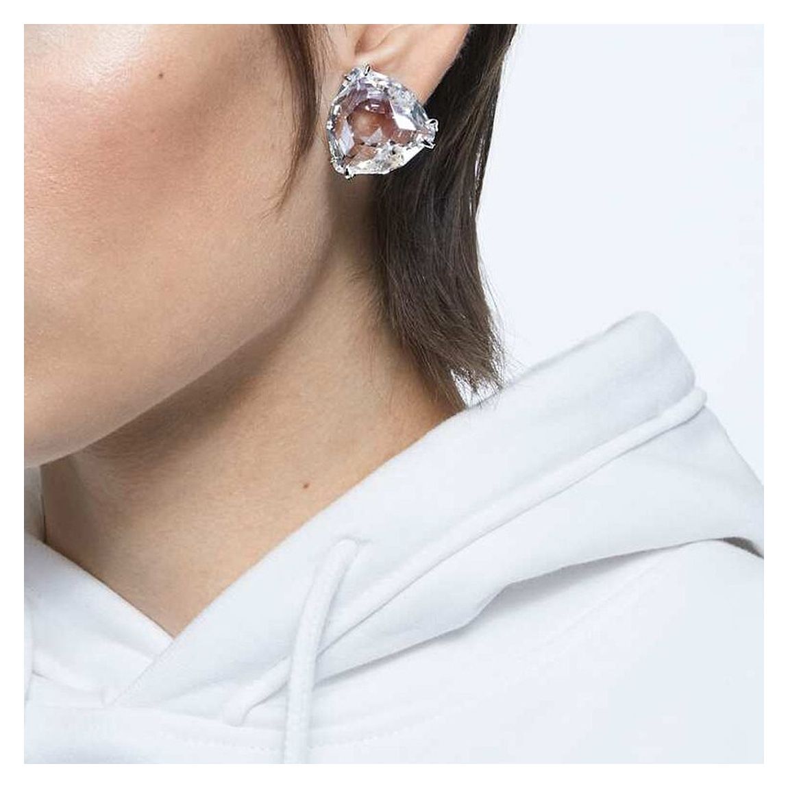Silver Mesmera Crystal Single Earring main product photo