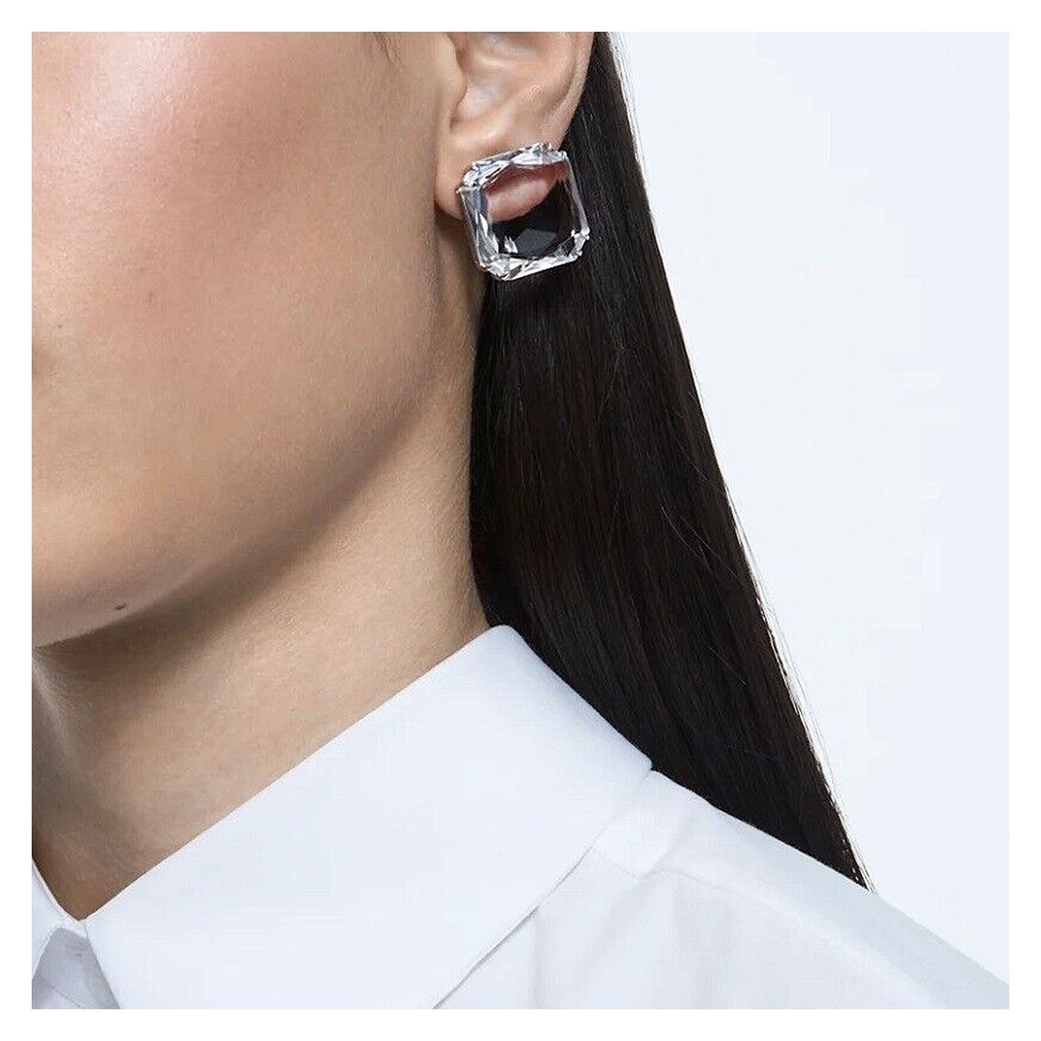 Silver Mesmera Crystal Single Earring main product photo