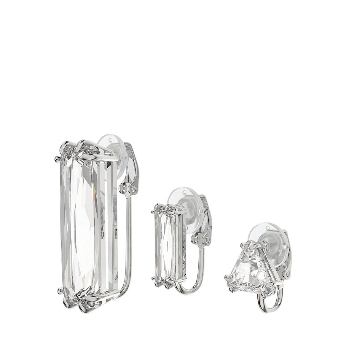 Silver Mesmera Crystal Earring Set main product photo