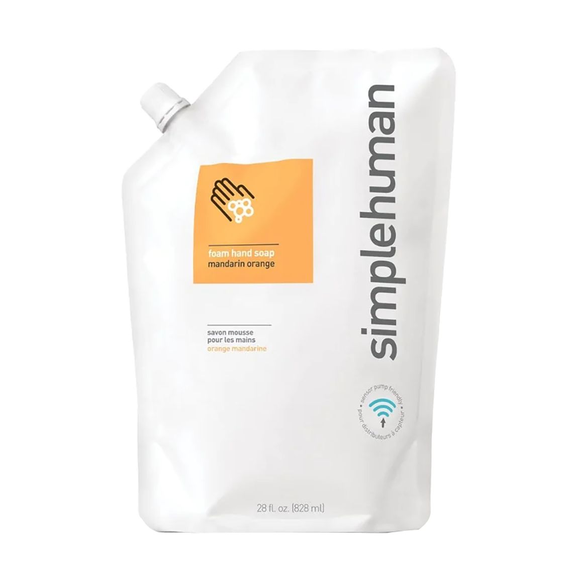 Set of 2 Mandarin Orange Foam Hand Soap Refill Pouch main product photo
