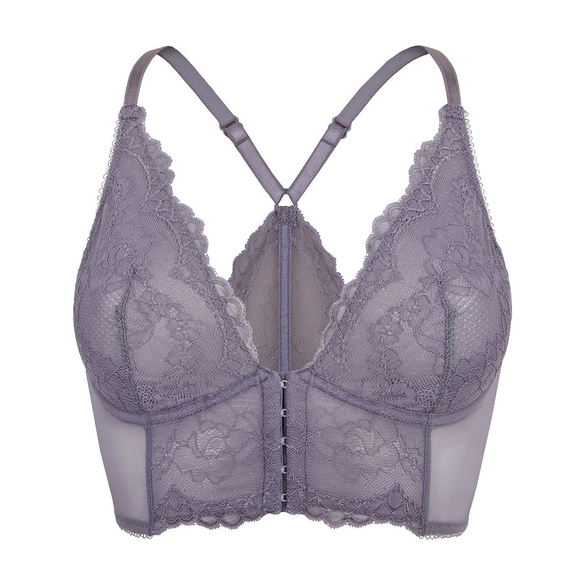 Platinum Super Boost Lace Deep V Bralette main product photo