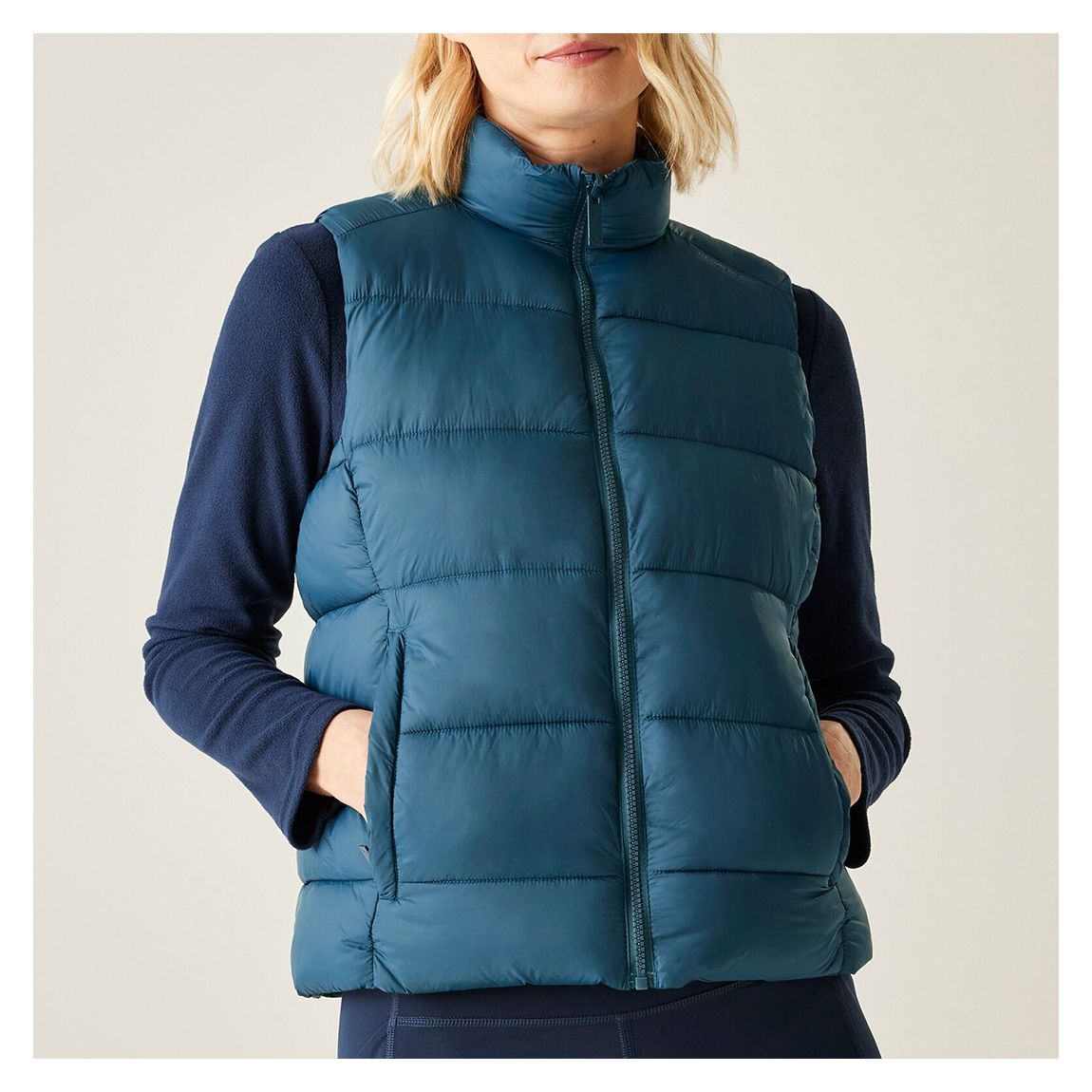 Teal Yewbank Reversible Gilet main product photo