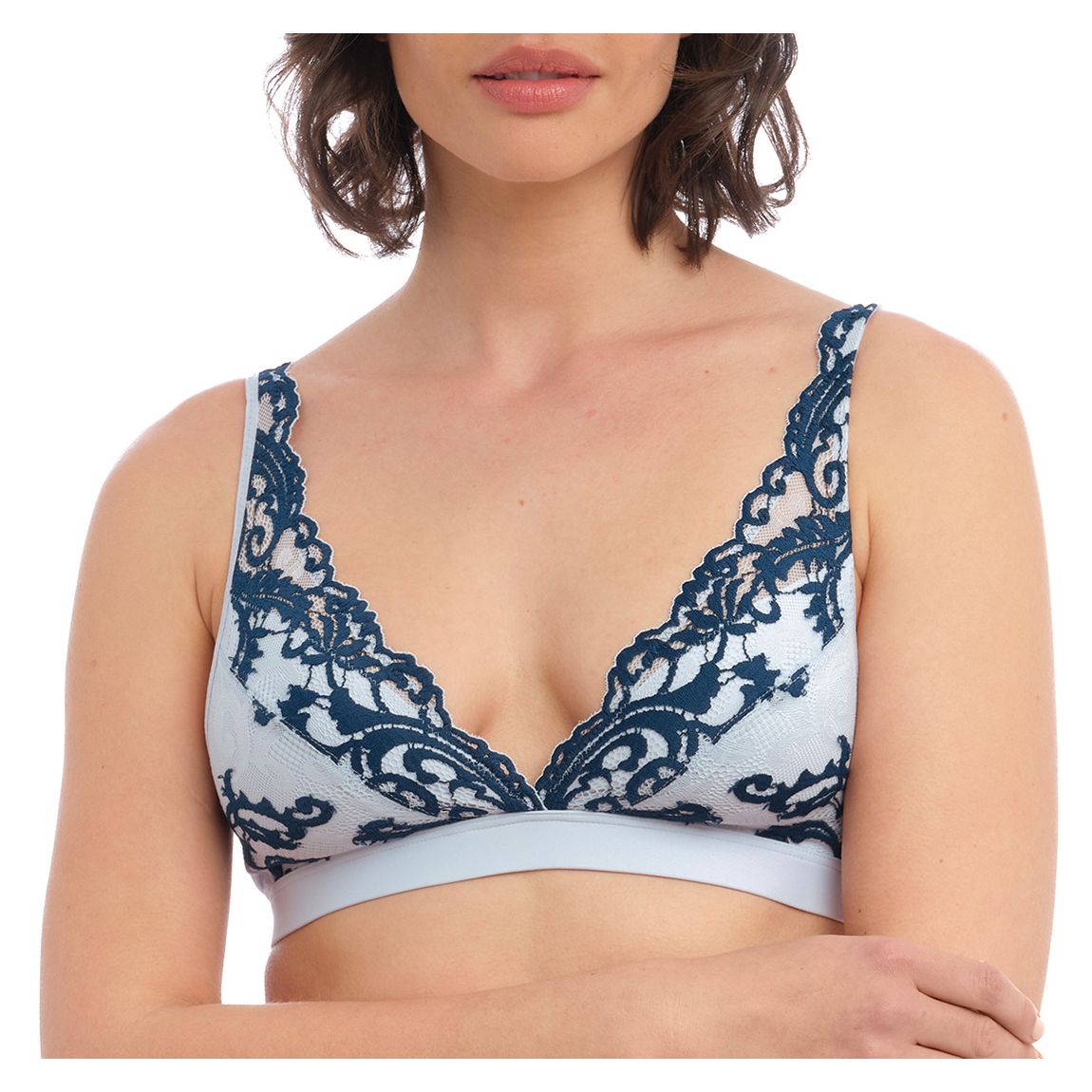 Blue Arctic Instant Icon Bralette main product photo