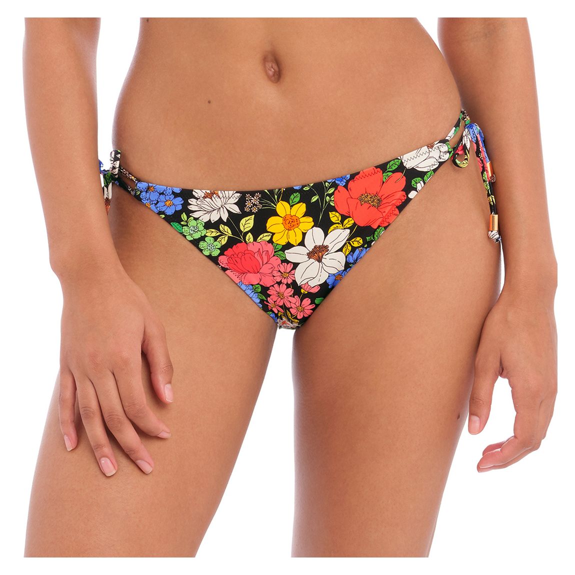 Multi Floral Haze Tie Side Bikini Brief main product photo