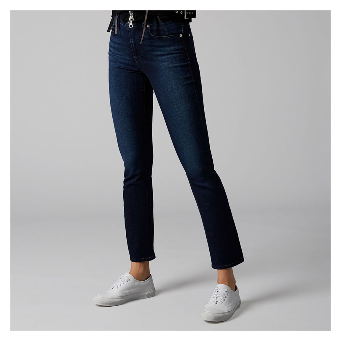 Indigo Stretch Straight Leg Jeans main product photo