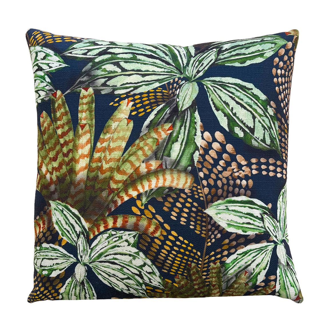 Mogori Abstract Leaves 43x43cm Cushion, Green main product photo