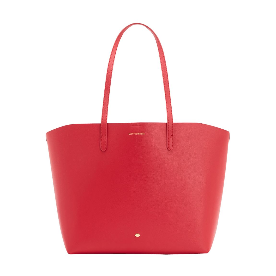 Classic Red Large Lip Pin Ivy Tote main product photo