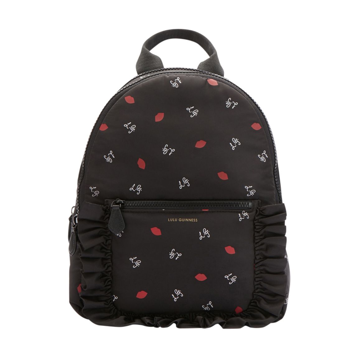Black Ruffle Sadie Backpack main product photo