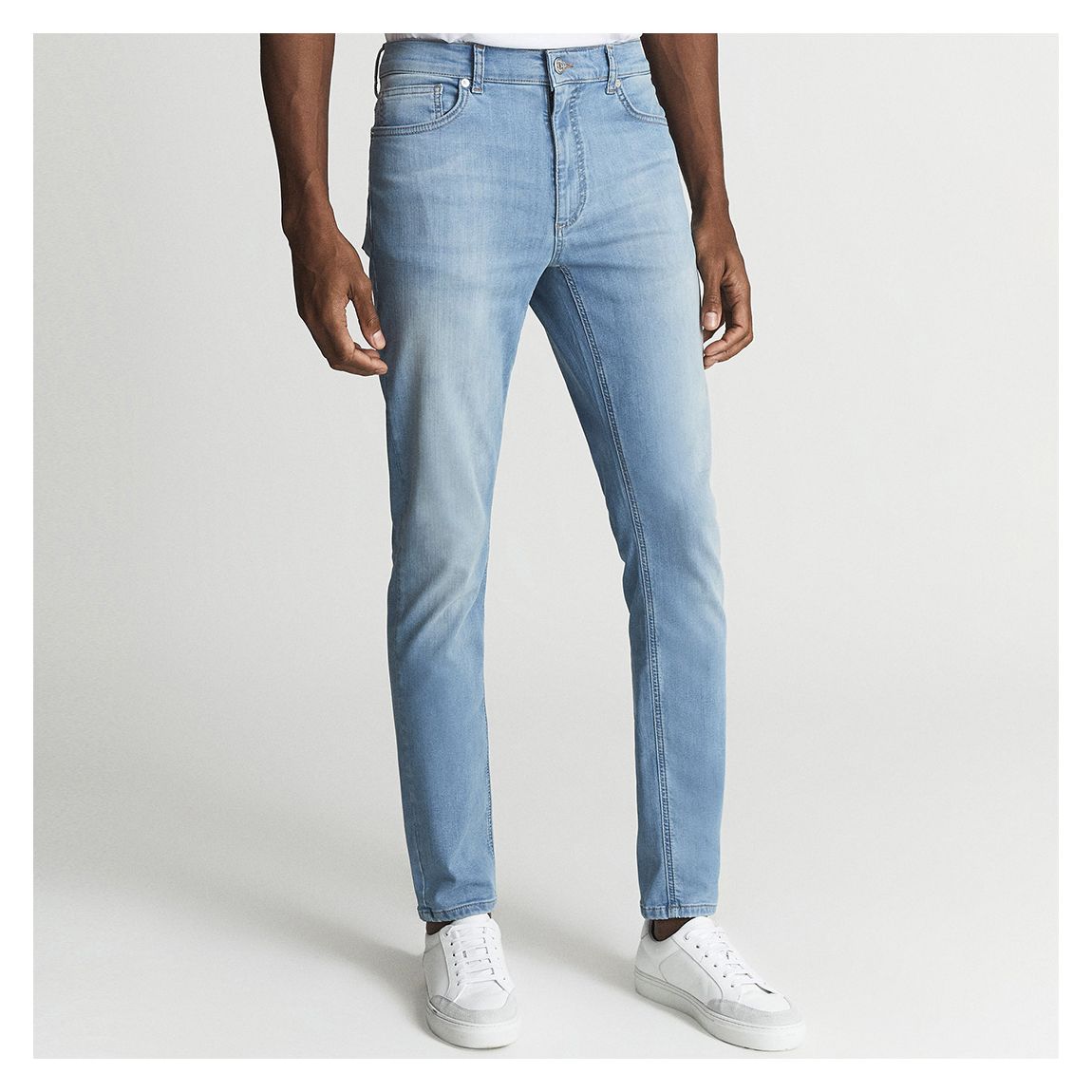 Light Blue Super Skinny Stretch Jeans main product photo