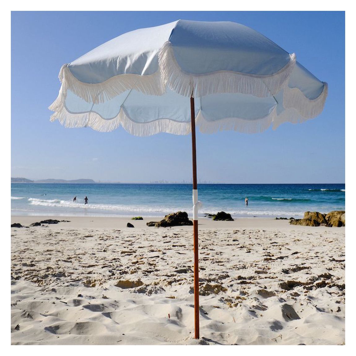 Holiday Beach Umbrella, Santorini Blue main product photo