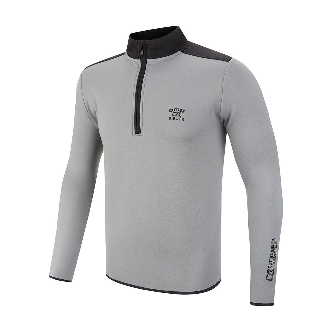 Grey Multi 1/4 Zip Thermal Tech Jacket main product photo