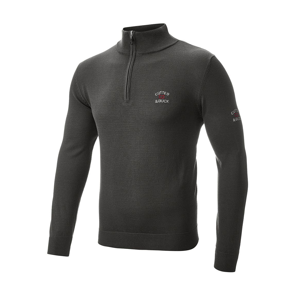 Dark Grey 1/4 Zip Midlayer main product photo