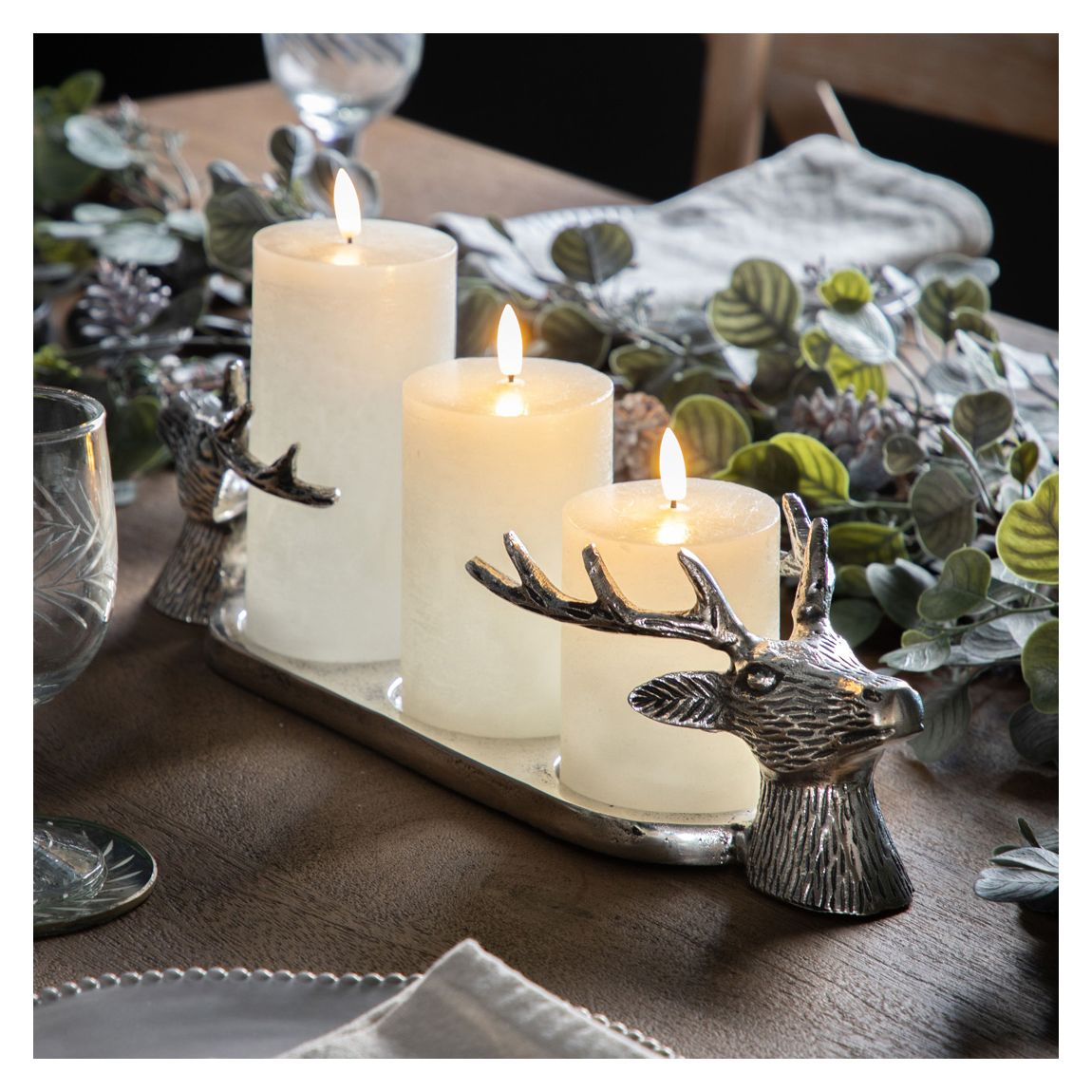 Stag Candleholder, Aluminium main product photo