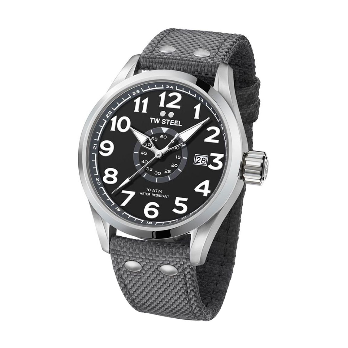 Men's Black/Silver VS31 TW Steel Watch 45mm main product photo