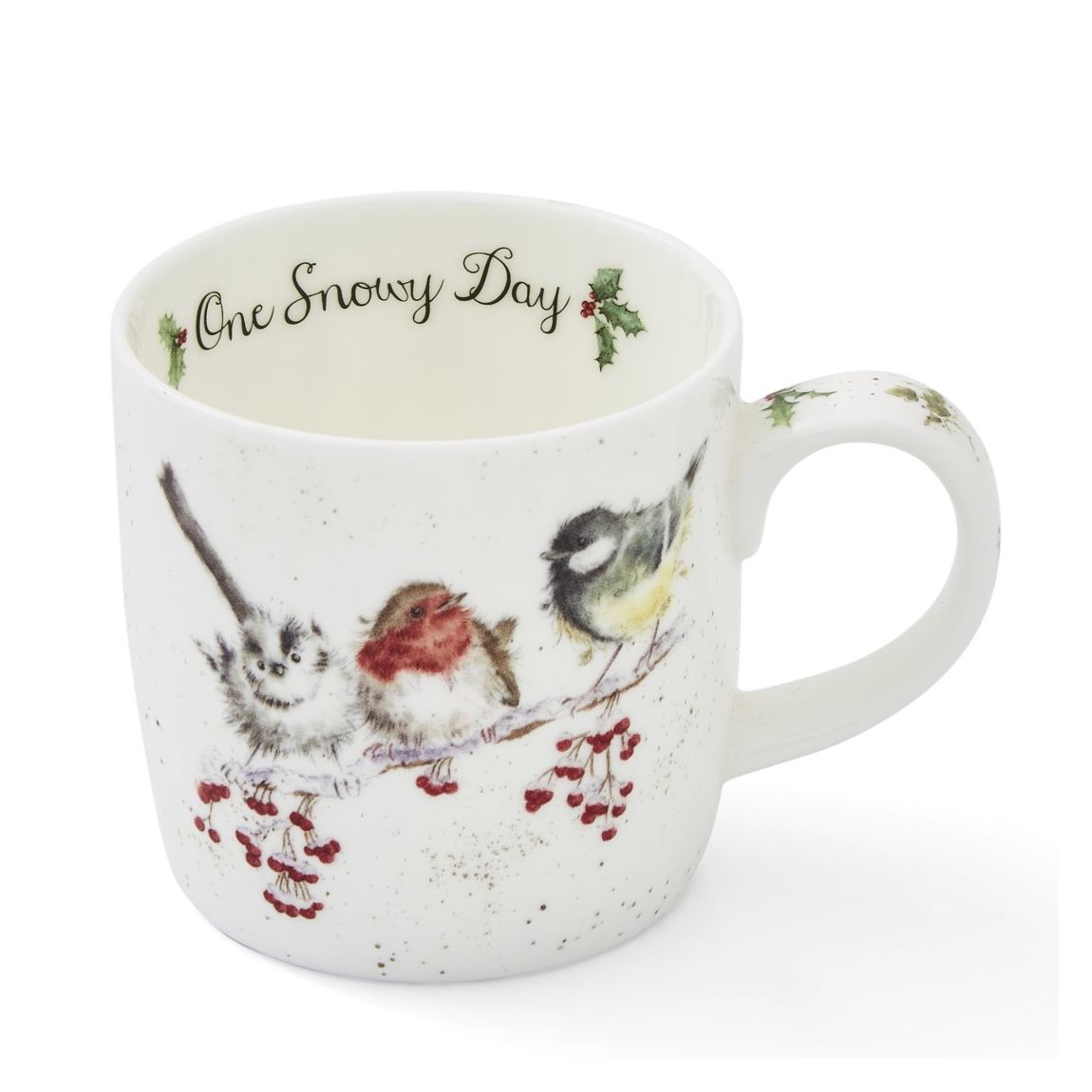 Set of 6 One Snowy Day Birds Mugs main product photo