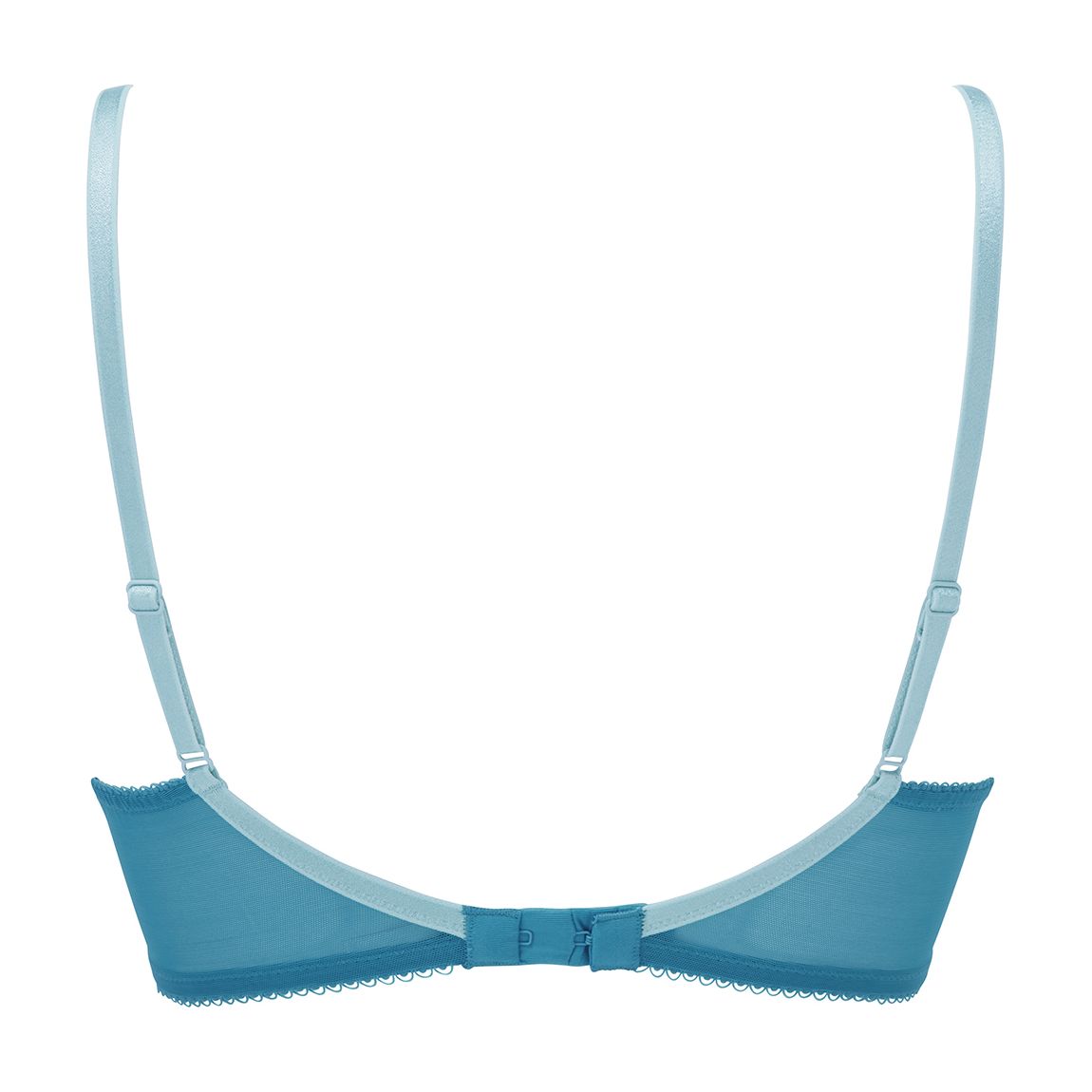Ocean Blue Superboost Lace Non Padded UW Plunge Bra main product photo