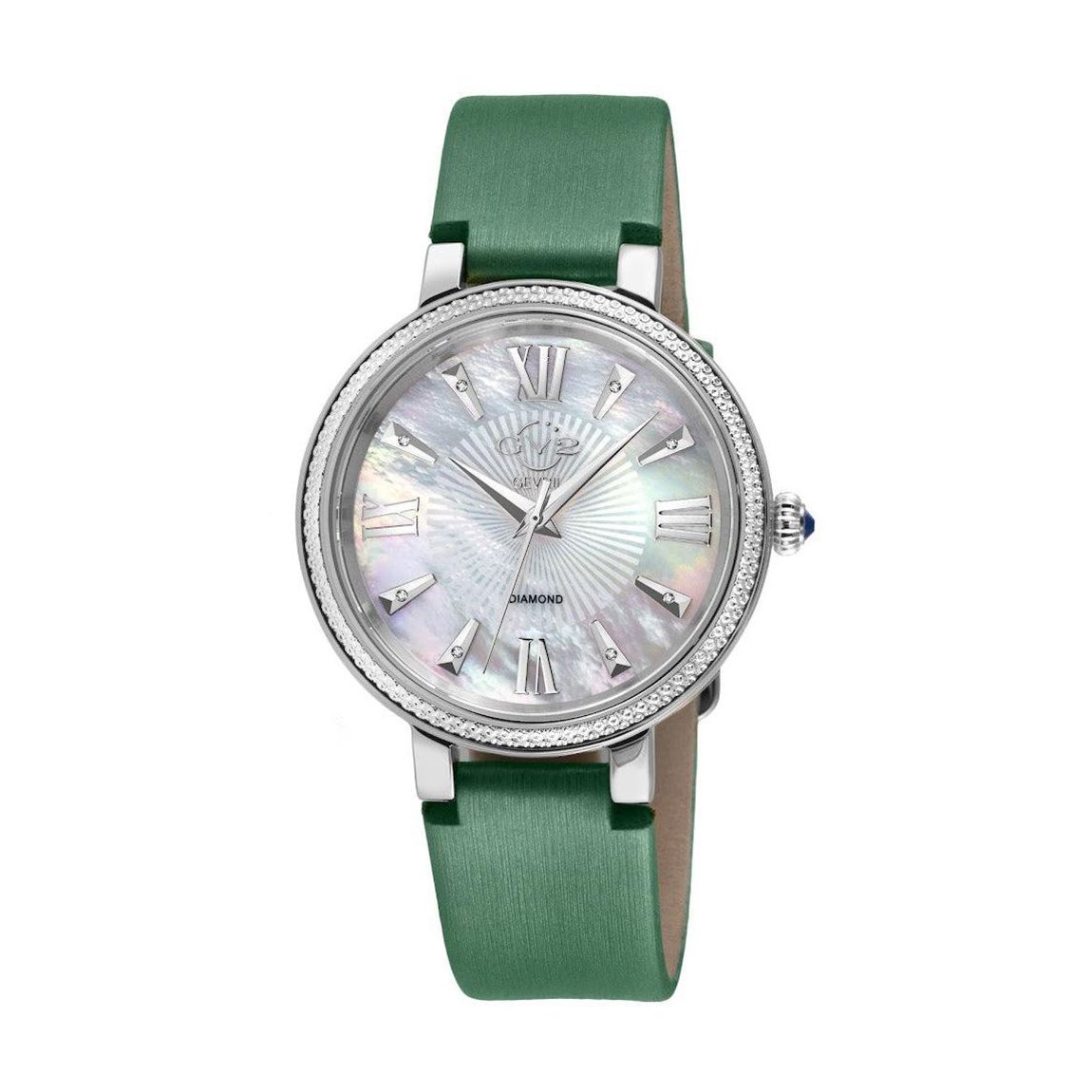 Women's Silver/Green Genoa Watch 36mm main product photo