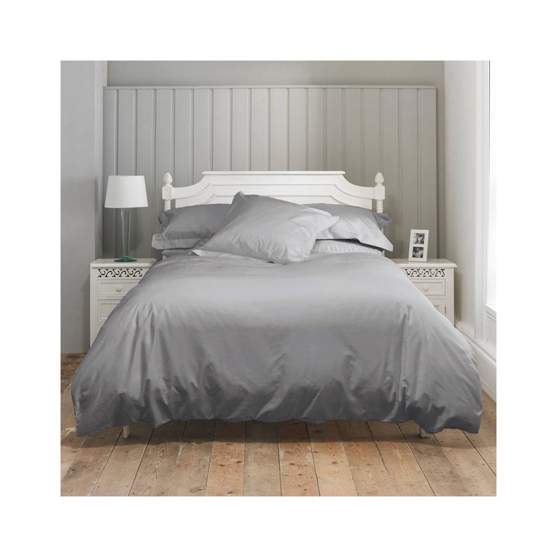 800 TC Double Duvet Set, Platinum main product photo