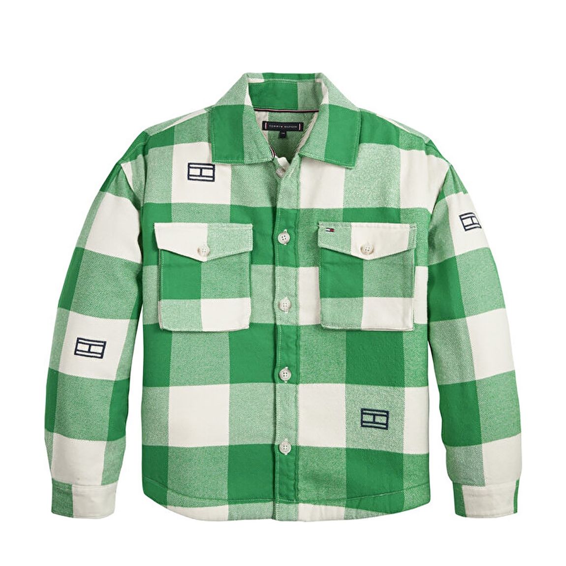 Older Boy's Green Checked Jacket main product photo