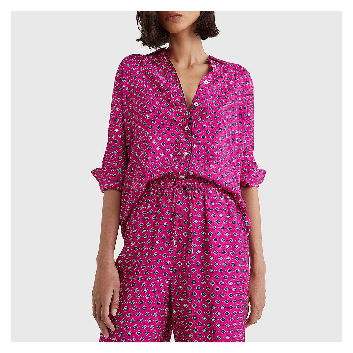 Pink All Over Print Shirt main product photo