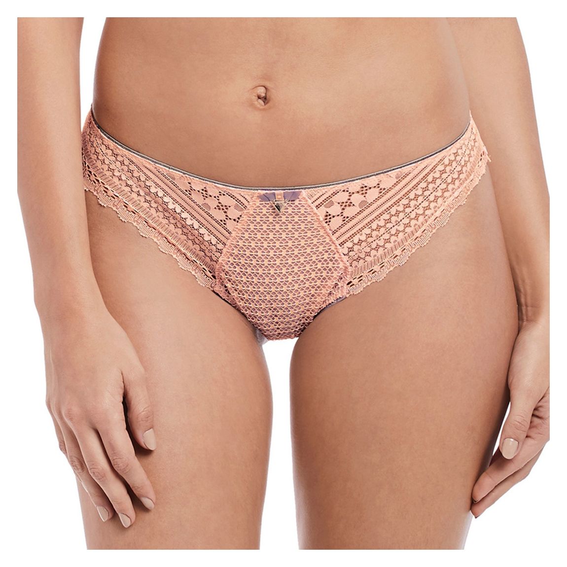 Blush Daisy Lace Thong main product photo