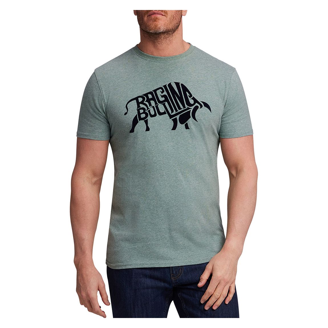Green Marl Bull T-Shirt main product photo