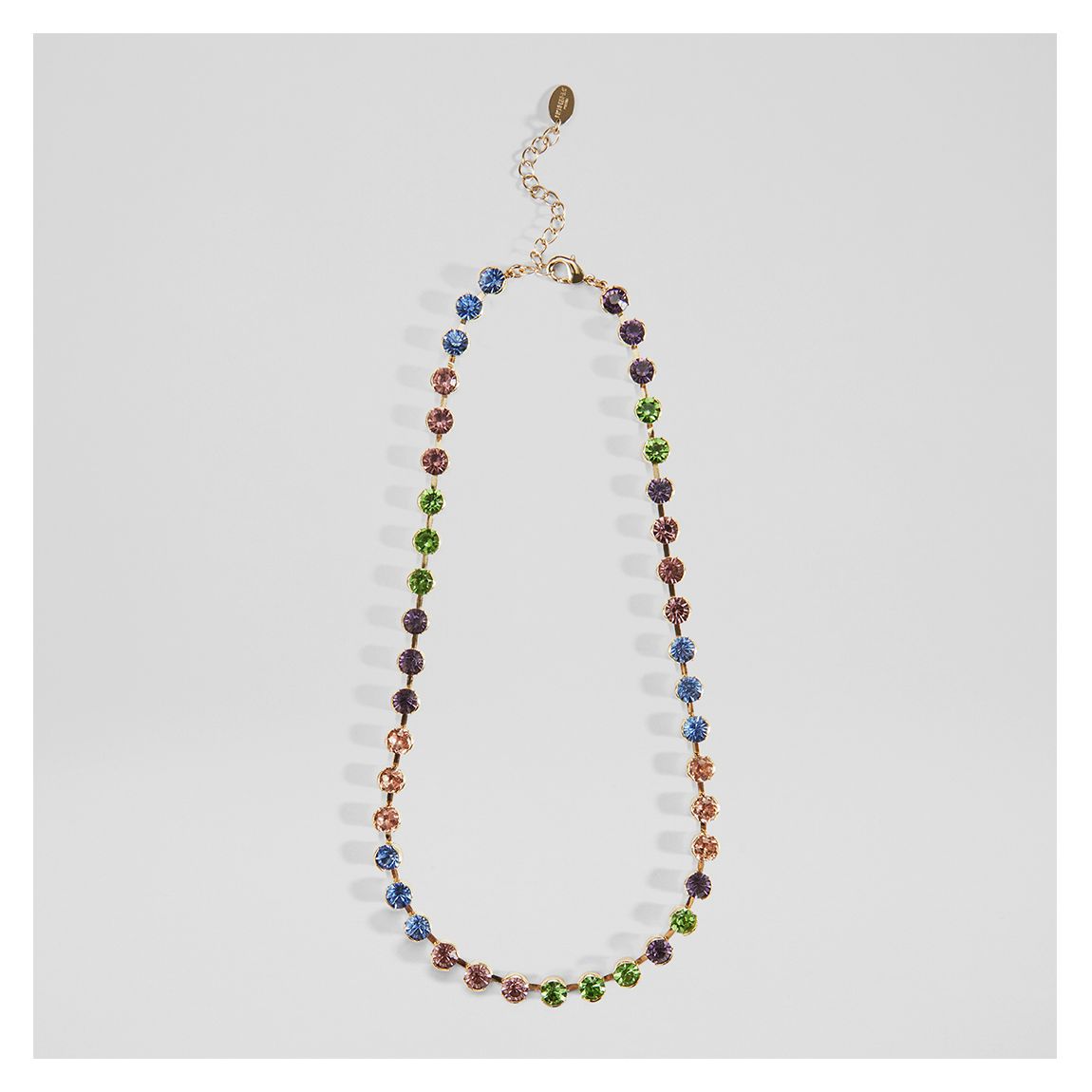 Multi Zoe Crystal Necklace main product photo