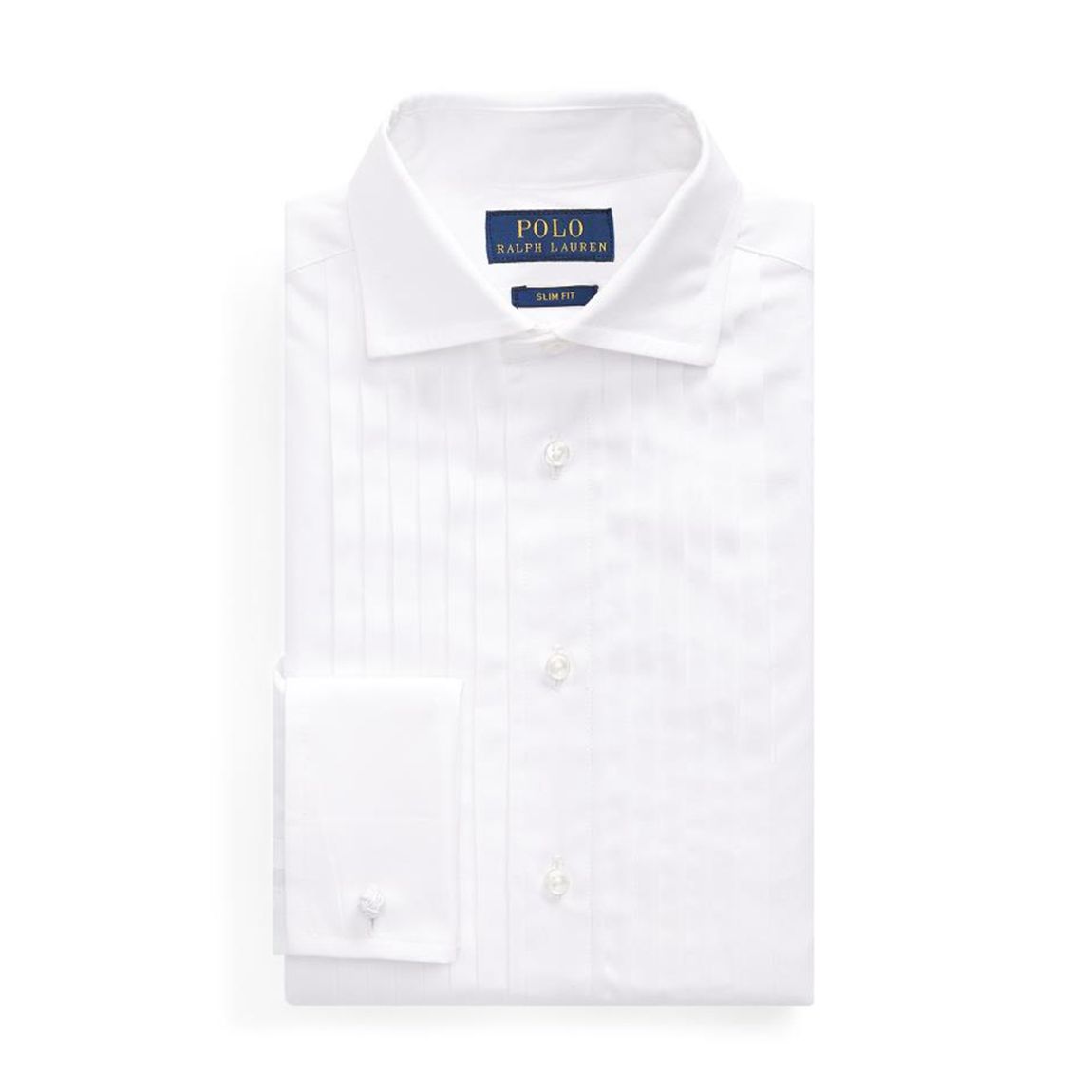 Younger Boy's White Poplin Cotton Dress Shirt main product photo