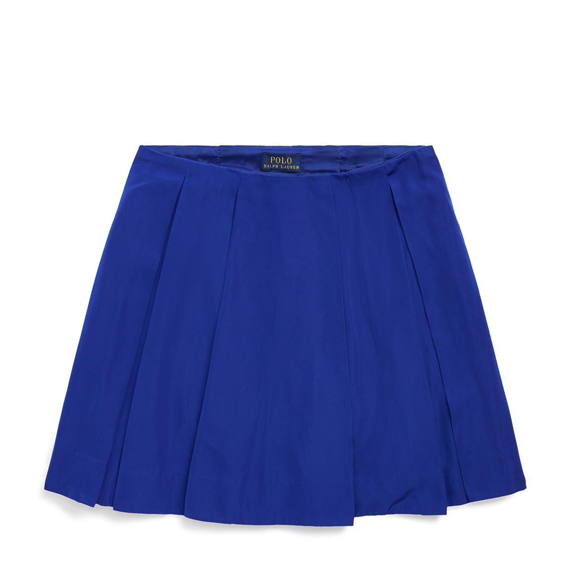 Toddler Girl's Royal Blue Pleated Mini Skirt main product photo