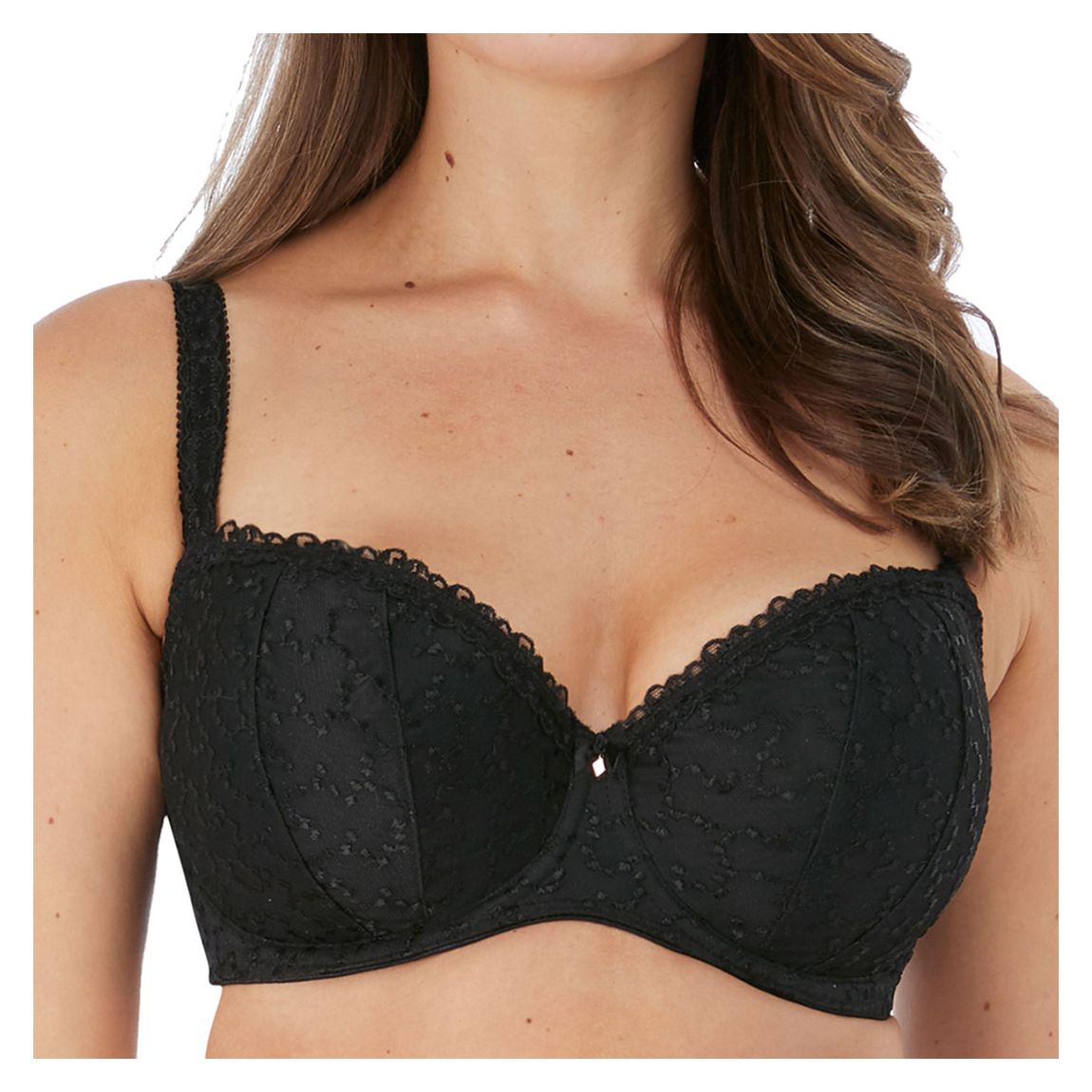 Black Ana Uw Padded Half Cup Bra main product photo