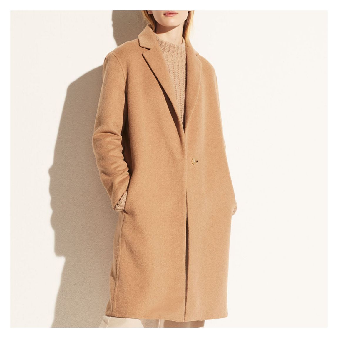 Camel Classic Wool Blend Coat main product photo