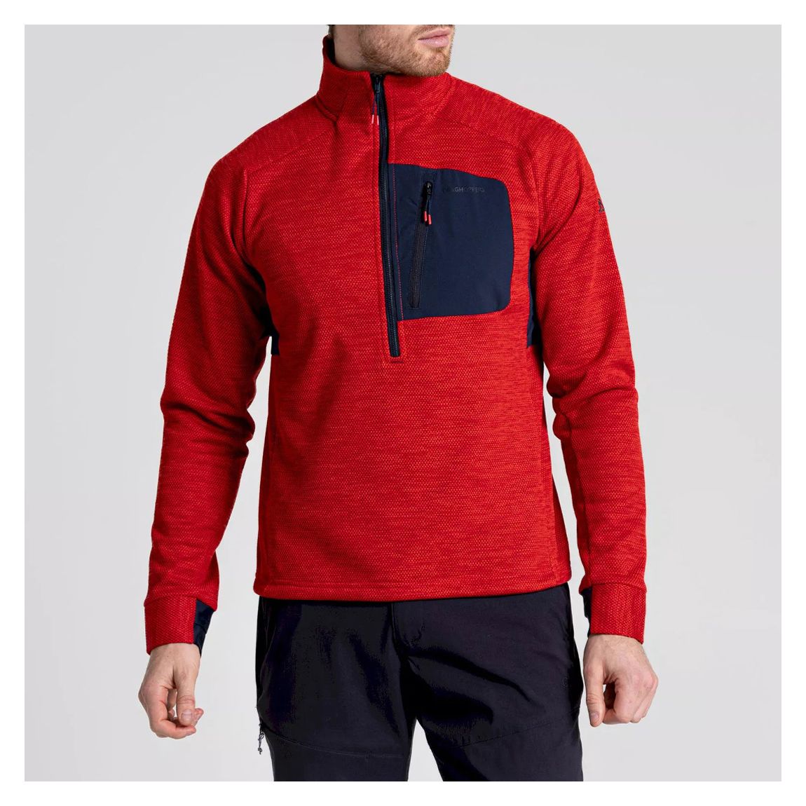 Red Half Zip Fleece main product photo