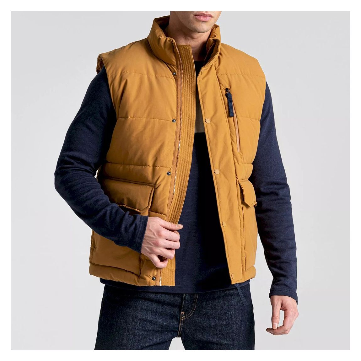 Beige Dunbeath Gilet main product photo