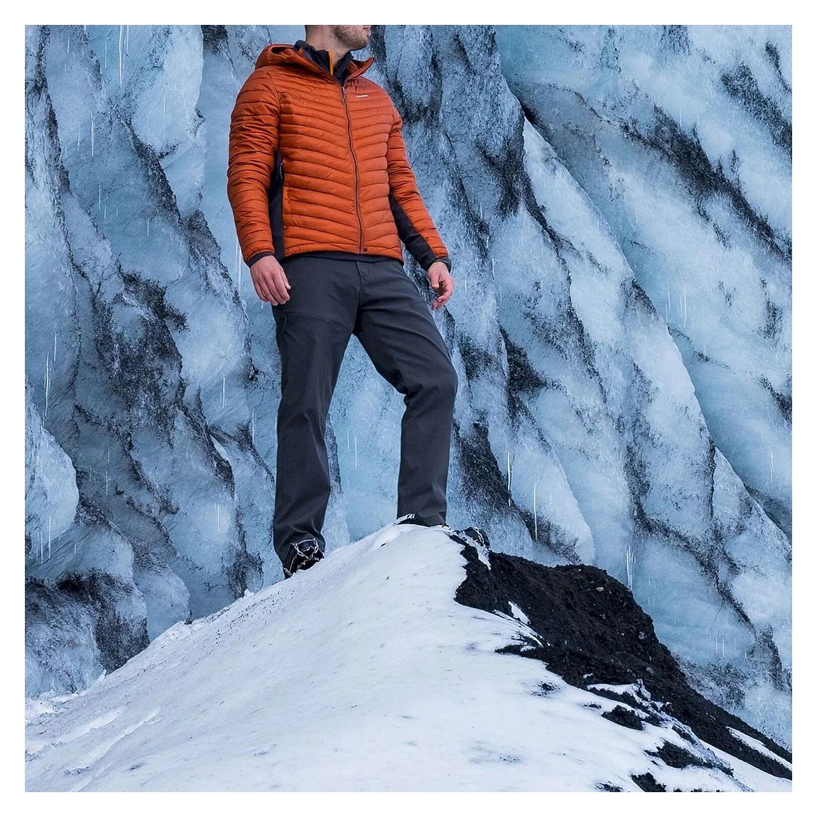 Orange ExpoLite Hooded Jacket main product photo