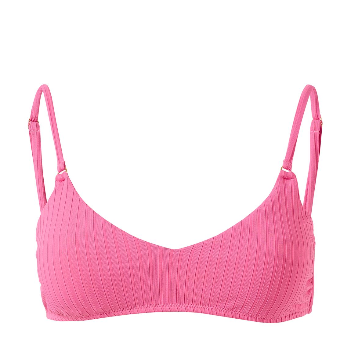 Hot Pink Ribbed Vienna Top main product photo