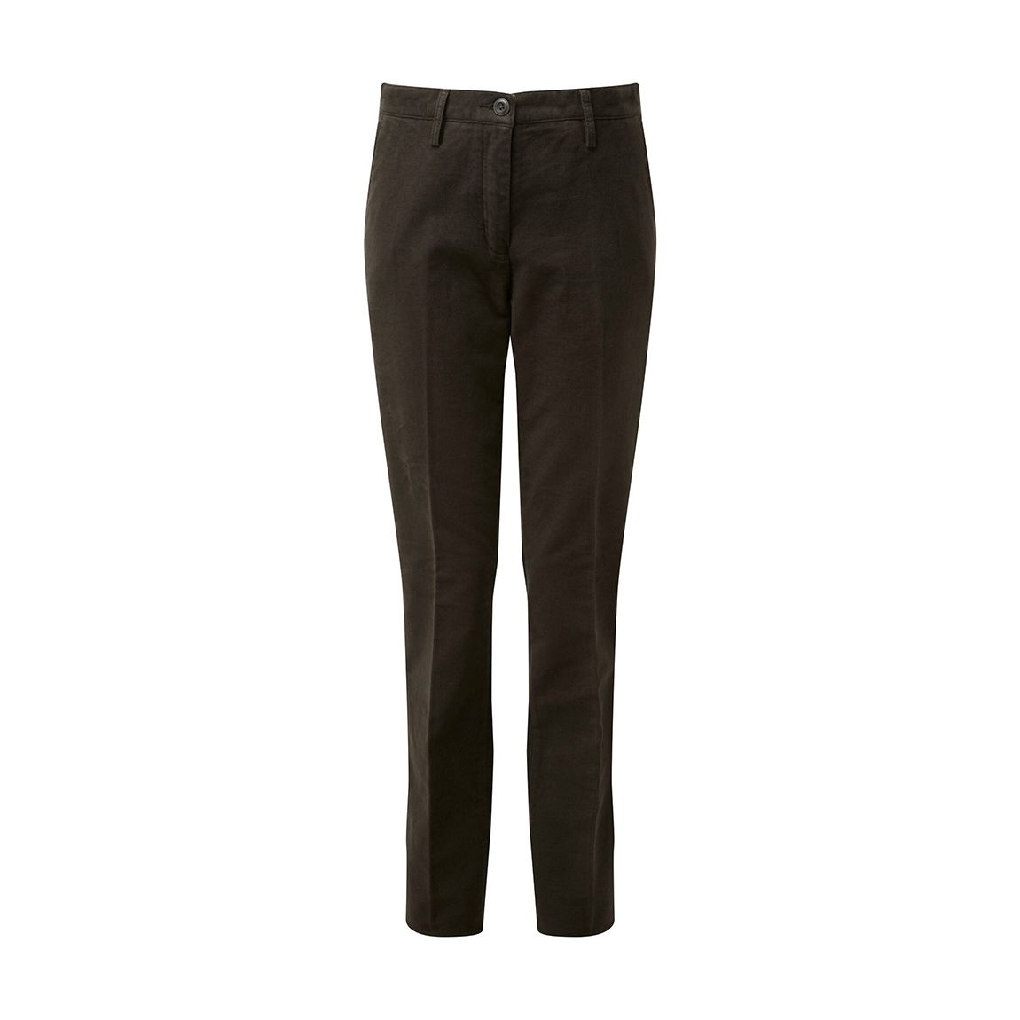 Brown Moleskin Slim Stretch Trousers main product photo