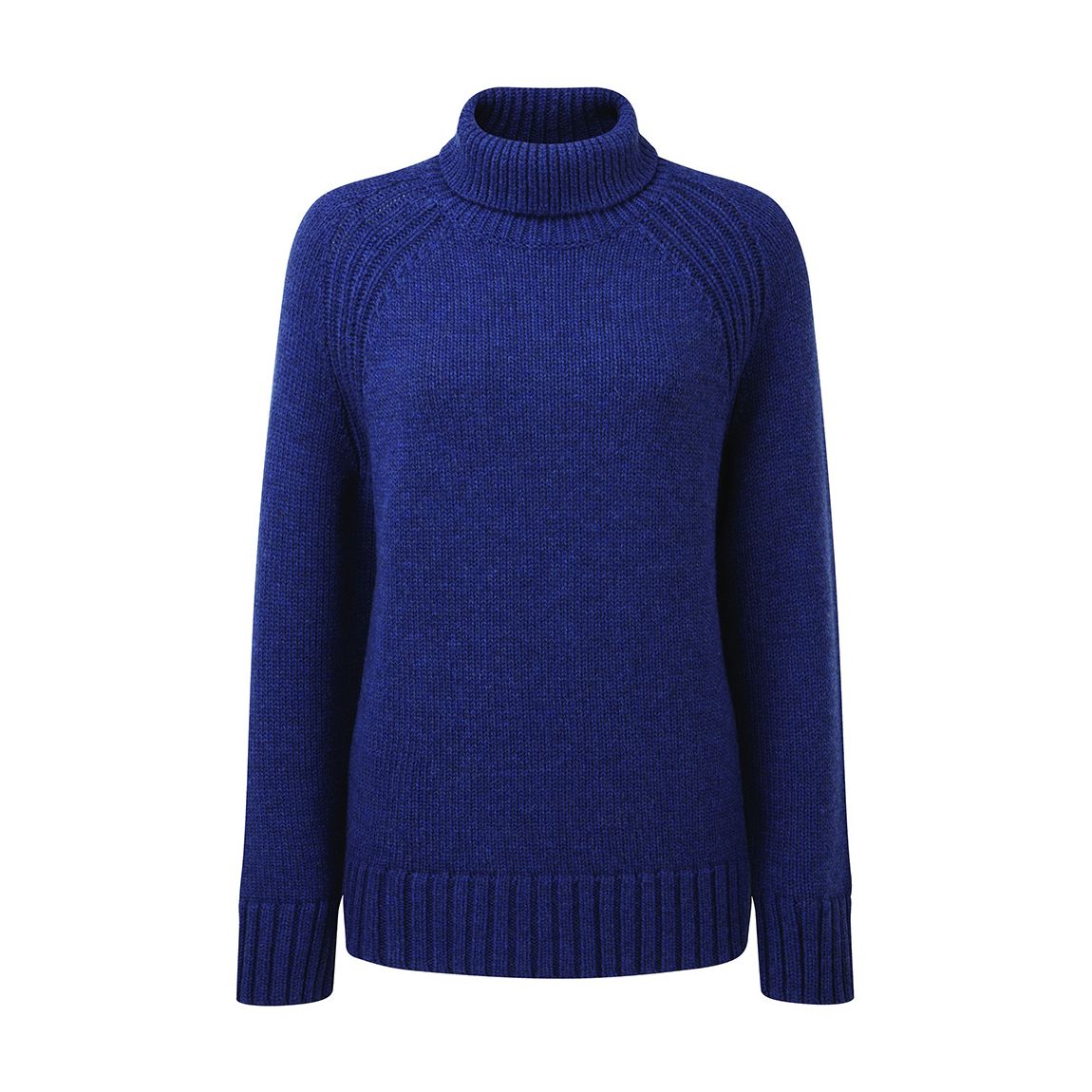 Navy Roll Neck Wool Jumper main product photo