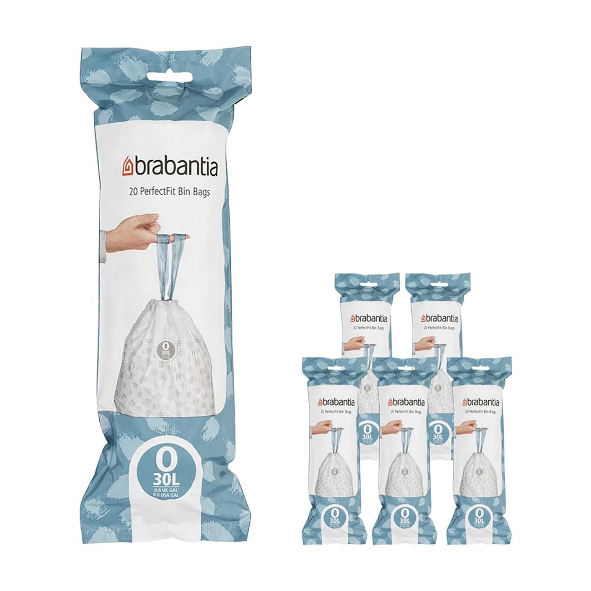 PerfectFit Bags, Code O, 30L, 120 Bags main product photo
