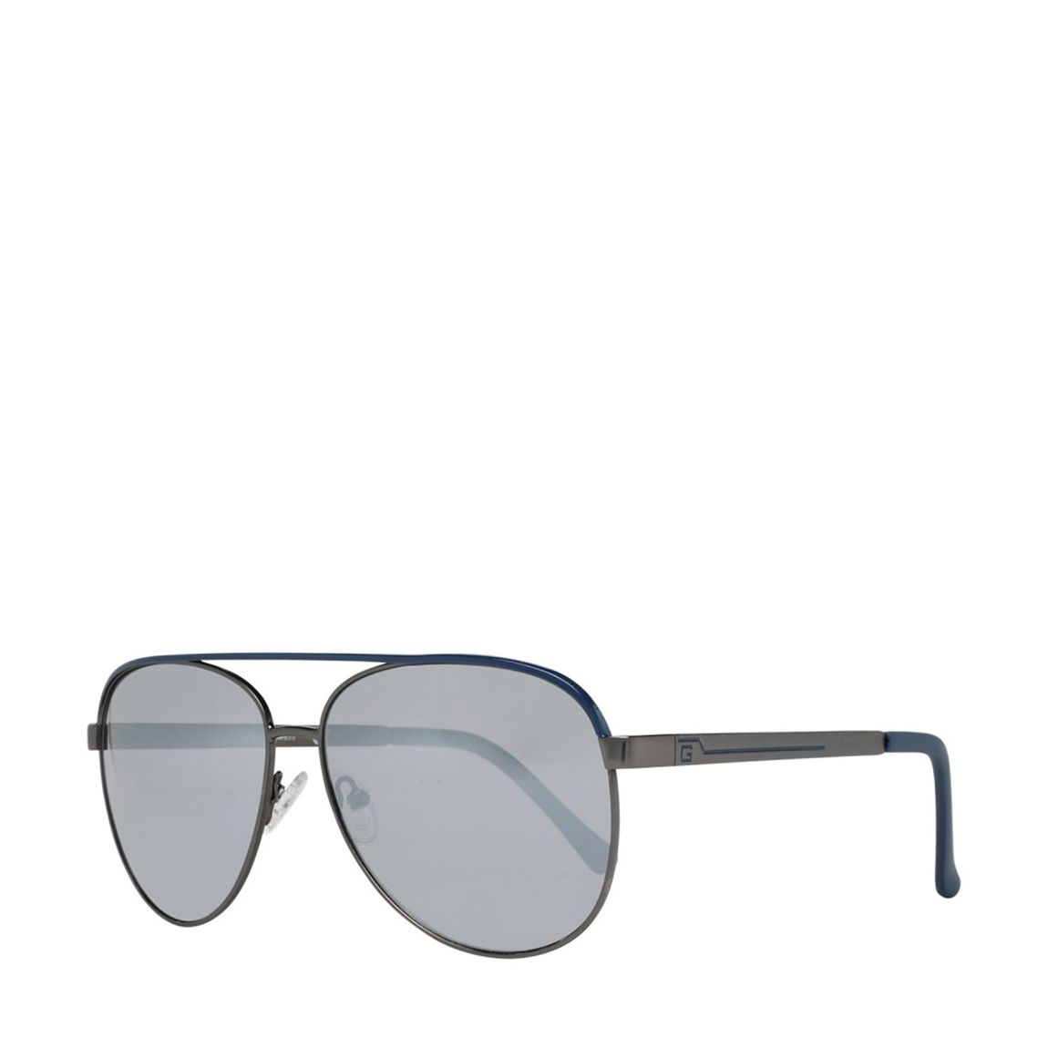 Men's Grey Gunmetal Gunmetal Guess Sunglasses 60mm main product photo