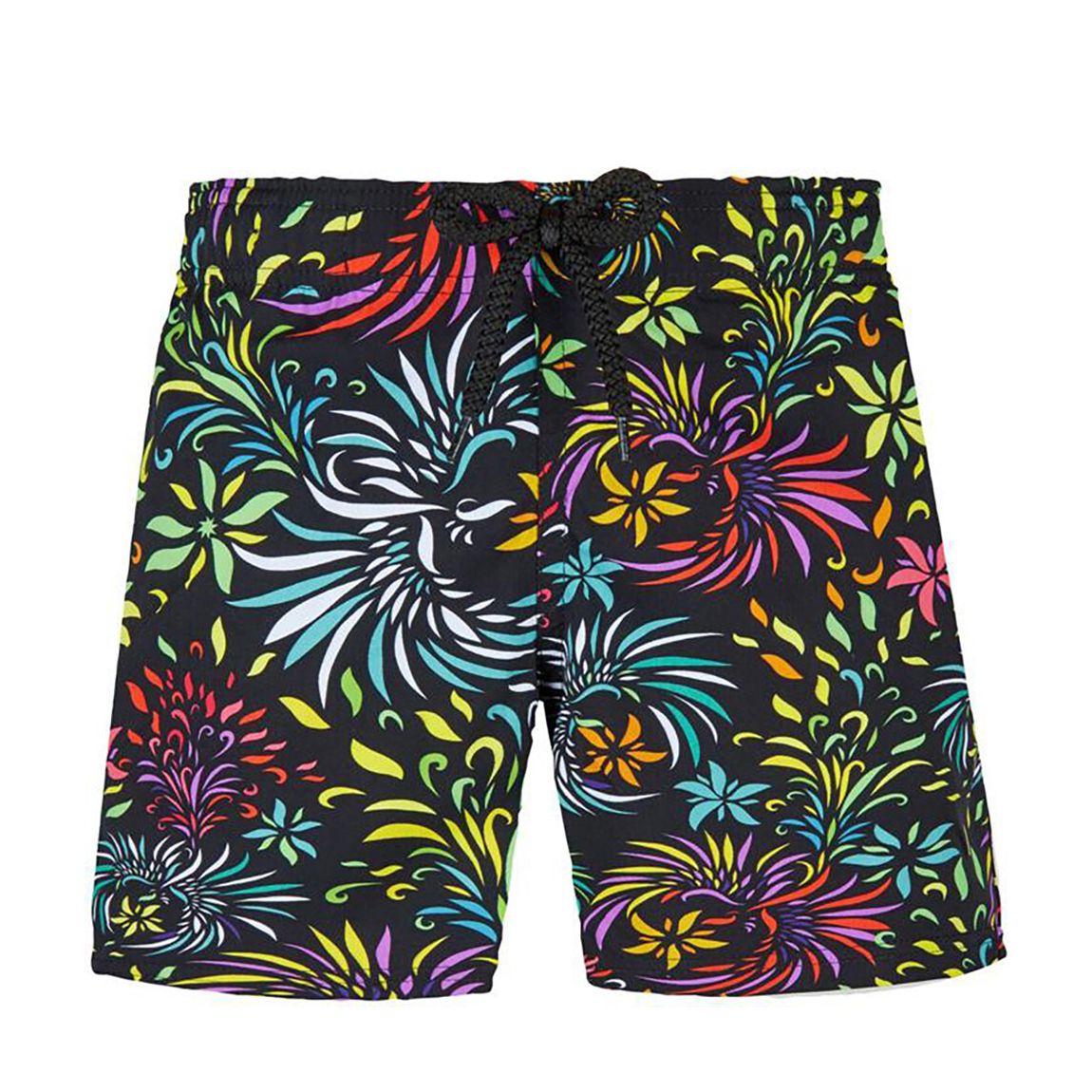 Boy's Black Spx Jirise Swim Shorts main product photo