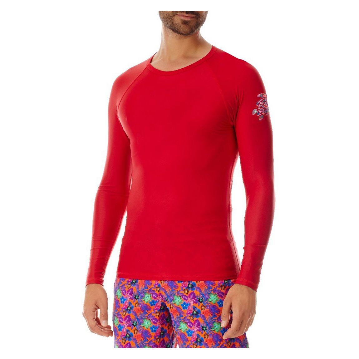 Red Takeoff Slim Fit Long Sleeve Top main product photo
