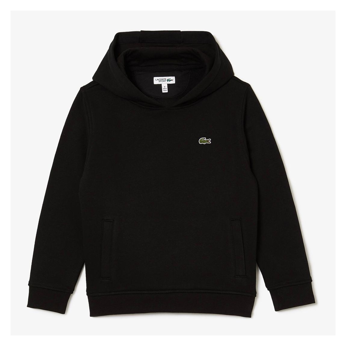 Kid Boy's Black Regular Fit Hoodie main product photo